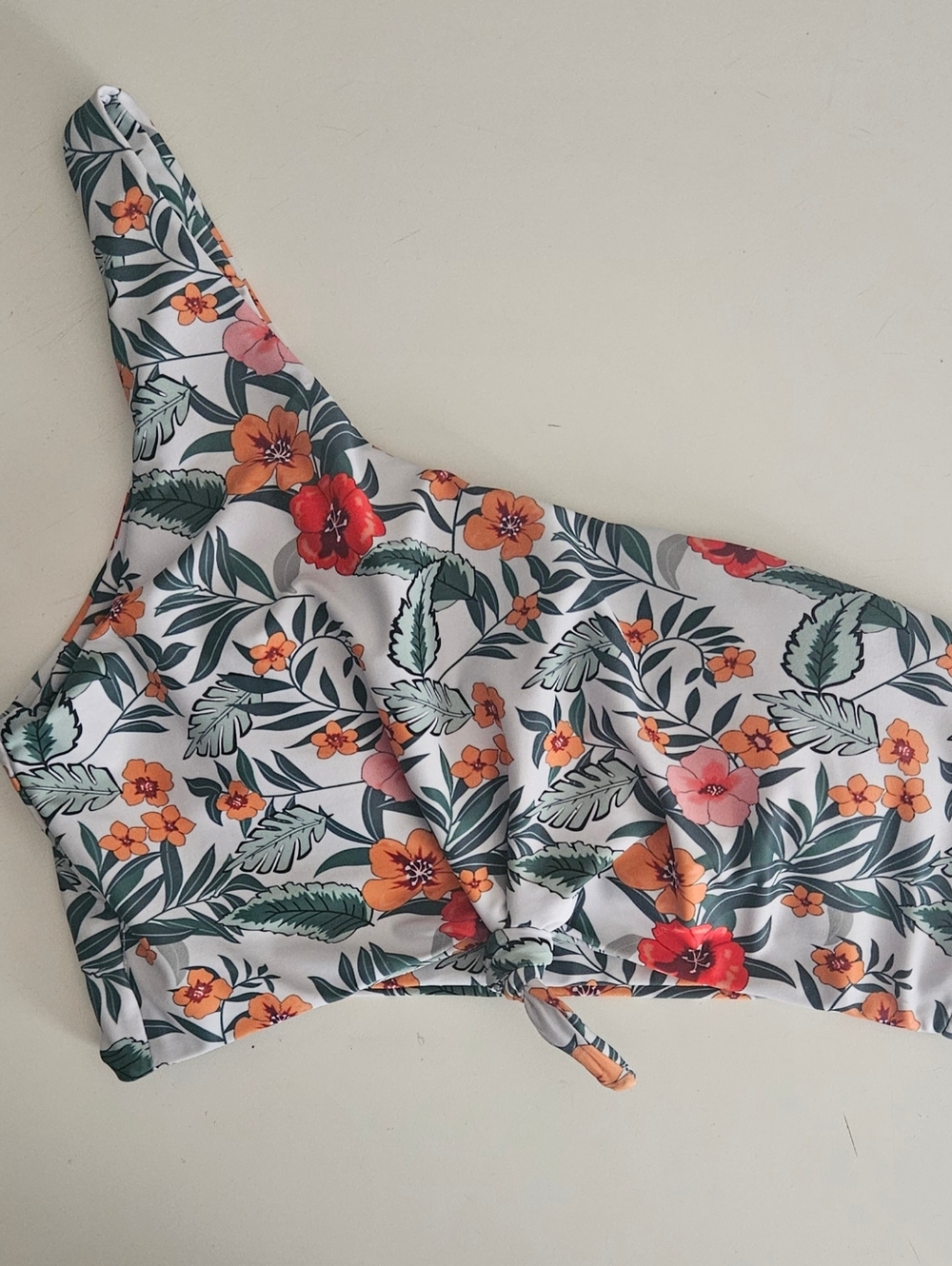 Zaful Single Shoulder Bikini Top